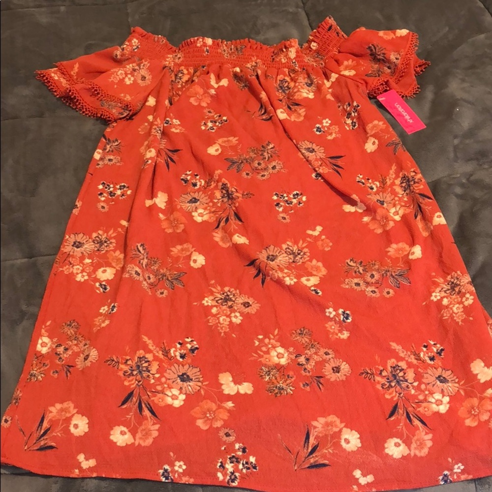 Off the shoulder dress